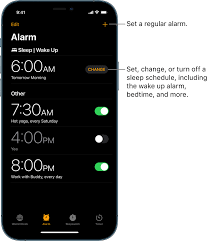 Set An Alarm On Iphone Apple Support