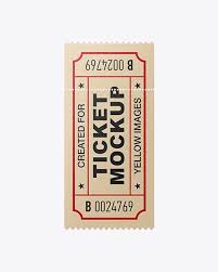Download Paper Ticket Mockup In Object Mockups On Yellow Images Object Mockups In 2020 Design Mockup Free Mockup Free Psd Free Psd Mockups Templates