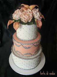 Per Le Nozze D Argento Di Sonia E Donato Pastel Wedding Cakes Cake Gorgeous Wedding Cake