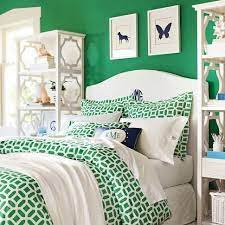 Simple Pretty And Slightly Preppy Girls Bedroom Furniture Bedroom Green Home