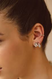 Naomi Silver Ear Cuffs