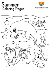 Keep your kids busy doing something fun and creative by printing out free coloring pages. Free Printable Summer Coloring Pages For Kids 123 Kids Fun Apps