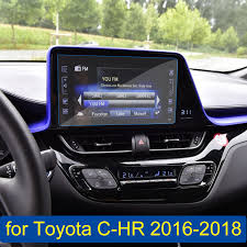 Toyota touch® 2 with go navigation. Exterior Tempered Glass Navigation System Car Screen Protector For 2018 Toyota Chr C Hr Mouldings Trim Greatrace Com