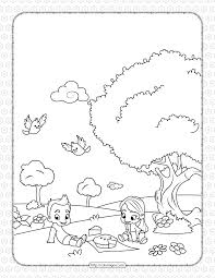Event planning by moana belle events; Printable Boy And Girl On A Picnic Coloring Page