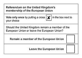 A gazdasági károk azonban egyértelműen a szigetországot sújtják jobban. File 2016 Eu Referendum Ballot Paper Jpg Wikimedia Commons