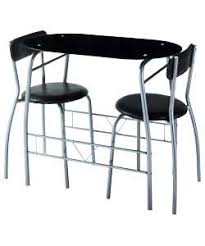 Miami Black Glass Dining Table And 2 Chairs Argos Black Glass Dining Table Breakfast Bar Table Glass Dining Table Use alongside a breakfast bar, bar table or as an occasional seat when preparing food.