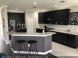 Check spelling or type a new query. Builder Grade To Classy Modern Kitchen Remodel Black Kitchen Cabinets Black Kitchens