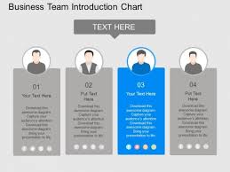 Business Team Introduction Chart Powerpoint Template