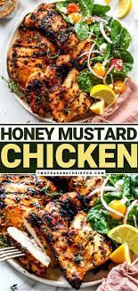 Honey Mustard Chicken In 2021 Yummy Chicken Recipes Easy Chicken Recipes Mustard Chicken Recipes
