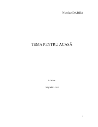 În închisorile și titlul romanului e simbolic și se adresează fiecărei persoane în parte: Pdf Tema Pentru Acasa Nicolae Dabija Larisa Ojog Academia Edu