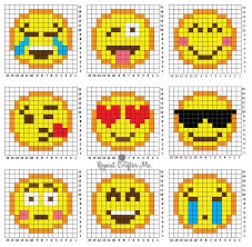Crochet Emoji C2c Graphgan Crochet Pixel Dessin Petit Carreau Et Dessin Smiley
