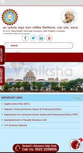 Dr Apj Abdul Kalam Technical University Aktu Result 2020 Semester Evaluation Revaluation The exam dates for aktu/uptu 2021 are yet to be announced. dr apj abdul kalam technical university