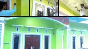 Pengecatan Dinding Teras Depan Rumah Minimalis Perpaduan Warna Cat Yang Keren Youtube