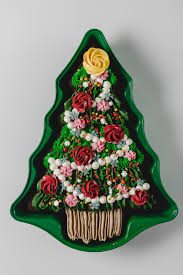Buttercream Christmas Tree Cake Christmas Tree Cake Tree Cakes Wilton Cake Decorating