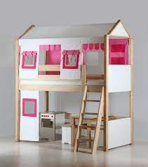 lit mezzanine enfant 90 x 200 cm delite rose de breuyn kids room furniture bed furniture
