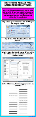 How To Make Easy Page Borders In Microsoft Word A Turn To Learn I have borders on all sides. easy page borders in microsoft word