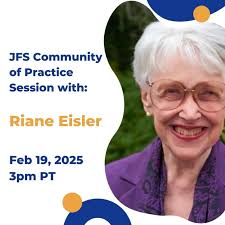 jfscommunity #jfscop #rianeeisler #socialchange #partnership…