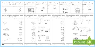 This is a simple test in which you hear the. Phonics Activities Short Vowel Sounds Teacher Made