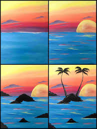 How to draw sunset scenery for beginners with oil pastel step by step. Sunset Drawing Oil Pastel At Paintingvalley Com Explore Collection Of Sunset Drawing Oil Pastel