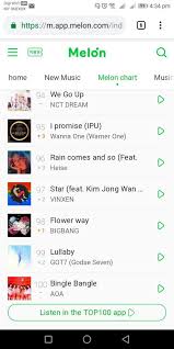 melon chart got7 amino