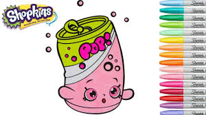 It is a very clean transparent background image and its resolution is 1000x1000 , please mark the image source when quoting it. Shopkins Coloring Book Soda Pops Season 1 Ultra Rare Rainbow Splash Coloring Pages