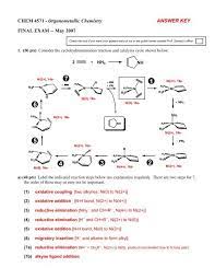 Answer key to practice final exams. Final Exam Answers Chemistry