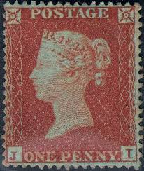 Stamp Penny Red Queen Victoria United Kingdom Of Great Britain Northern Ireland Queen Victoria Line Engraved Mi Gb Rare Stamps Uk Stamps Old Stamps