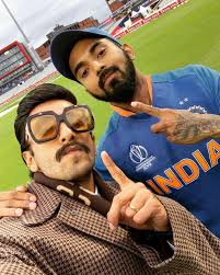 Kl Rahul R Nveer Singh Ca India Vs Pakistan Ranveer Singh World Cup Match