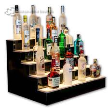 Liquor Shelves For Commercial Bars Nightclubs Restaurants 5 Tier Liquor Shelf Bottle Display Bar Displays
