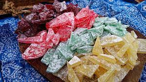 Or, simply line a baking sheet or dish with parchment paper to pour in the mixture. Old Fashion Rock Candy Cook N With Mrs G Old Fashioned Rock Candy Recipe Hard Candy Recipes Rock Candy Recipe