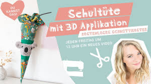 Wal aus einer alten jeans zwei mal gegengleich ausschneiden, die flosse vier mal. Meerjungfrau Schultute Basteln Stoffe De Youtube