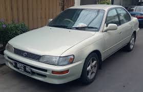 Corolla ilanlarını inceleyin ve aradığınız corolla ilanını arabam.com'da hemen bulun! File 1995 Toyota Corolla 1 6 Se G Front Kediri Cropped Jpg Wikipedia