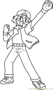 2400 x 3100 file click the download button to see the full image of pokemon ash coloring pages free, and download it in your computer. Ash Ketchum Pokemon Coloring Page For Kids Free Pokemon Printable Coloring Pages Online For Kids Coloringpages101 Com Coloring Pages For Kids