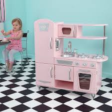 wooden play kitchen