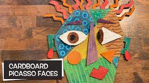 I had a few months earlier painted some kids with picasso faces, for a museum exhibit of his work, and with her encouragement tried it as a bodypainting. Cardboard Picasso Faces Youtube