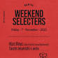 WEEKEND SELECTERS event in Osaka