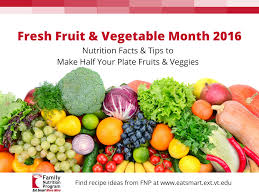 Fresh Fruit And Vegetable Month 2016 Virginia Family