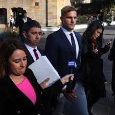 Jack de belin attends trial for his ongoing sexual assault case. Jack De Belin Nrl Star To Stand Trial Sydney News