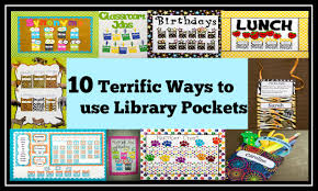 10 terrific ways to use library pockets teacher created tips