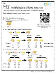 Atom atoms proton scribd octobb. Phet Reactants Products And Leftovers Activity Guide Teaching Resources