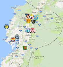 2018 Ecuadorian Serie A Map Football Logo European Soccer Ecuadorian