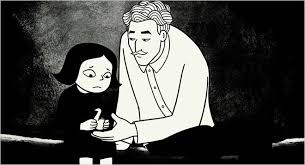 Persepolis The Film Marjane Satrapi Persepolis Animation Character Concept Comic Illustration Movie Art