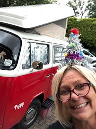 Customized van named Hilde, a tall German girl