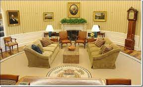 Cote De Texas The Oval Office Before After