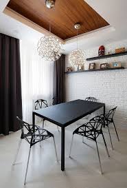 The brick, saving you more! Textured Modernity 20 Dining Rooms With White Brick Walls Decorpion