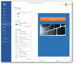 Click the read mode at the beginning of the line to activate this mode. How To Print With Background Page Color Word 2013 Super User