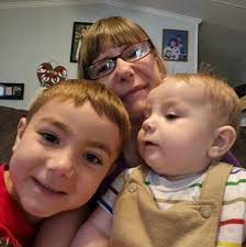 Henry Edgar Gorham with grandson Edgar Belshe, son of Esther Gorham Belshe  and Nolan Belshe