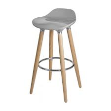 Sears has bar stools for entertaining at home. Buy Taupe Plastic Bar Stool With Beech Wood Legs From Fusion Living
