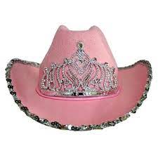 Fancy Pink Felt Cowboy Hat With Tiara Cowboy Hats Felt Cowboy Hats Pink Cowboy Hat