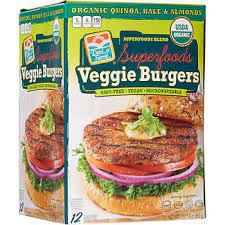 Don Lee Farms Organic Superfoods Veggie Burgers 2 8 Oz Patty 12 Ct Costco